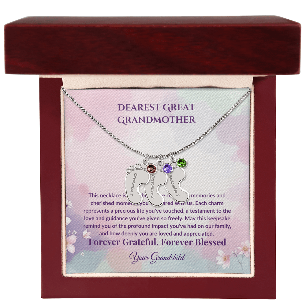 "Family Footprints" Forever Pendant - Carbone's Marketplace