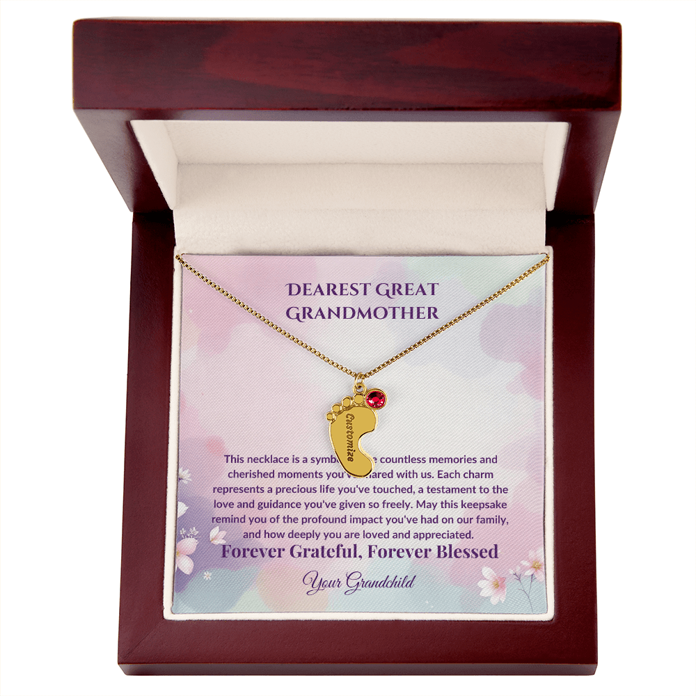 "Family Footprints" Forever Pendant - Carbone's Marketplace