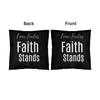 Fear Fades, Faith Stands Pillow - Carbone's Marketplace