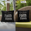 Fear Fades, Faith Stands Pillow - Carbone's Marketplace