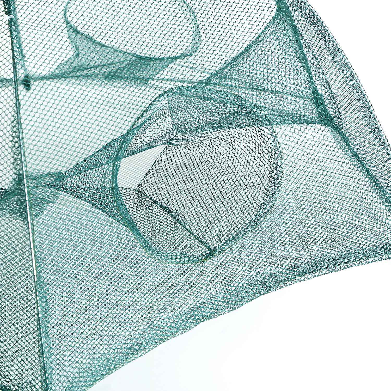 Fishing Trap Net Portable Folded Fishing Bait Trap Shrimp Minnow Crab Bait Net - Carbone's Marketplace