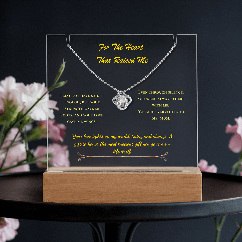 For The Heart That Raised Me – Eternal Love Knot Gift Set - Carbone's Marketplace