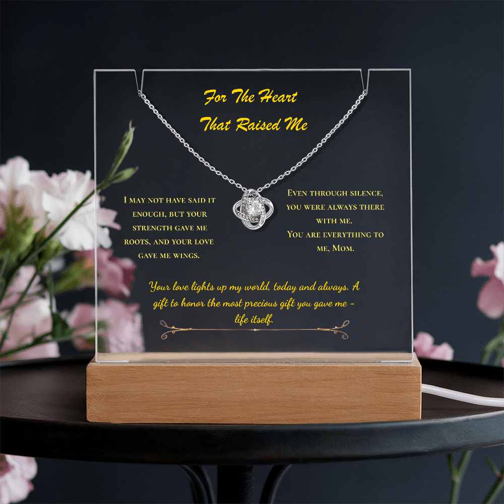 For The Heart That Raised Me – Eternal Love Knot Gift Set - Carbone's Marketplace