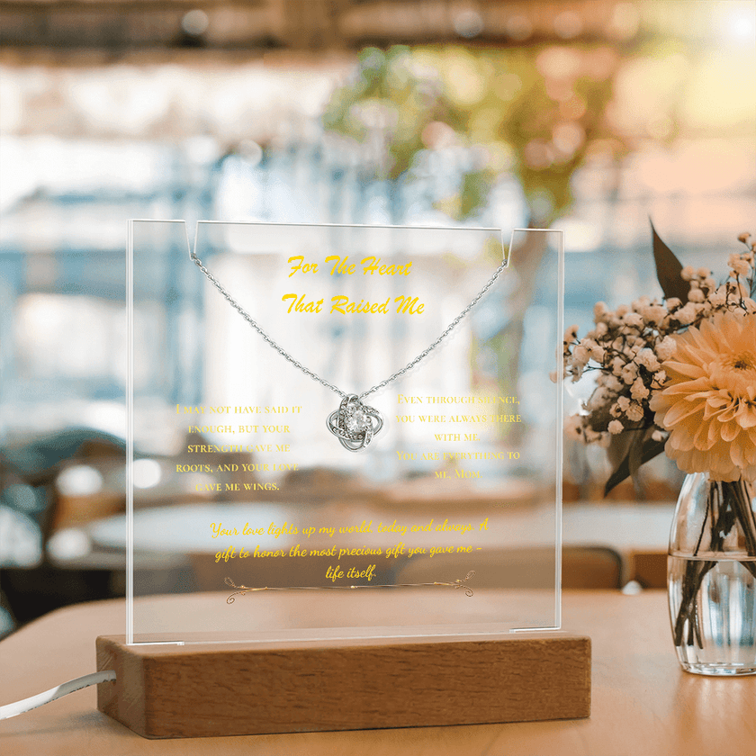 For The Heart That Raised Me – Eternal Love Knot Gift Set - Carbone's Marketplace