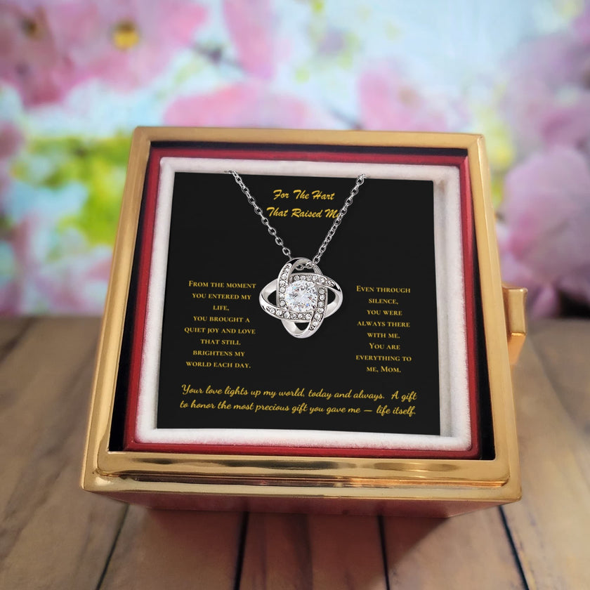 For The Heart That Raised Me” – Eternal Love Knot Gift Set - Carbone's Marketplace