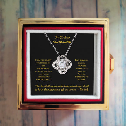 For The Heart That Raised Me” – Eternal Love Knot Gift Set - Carbone's Marketplace