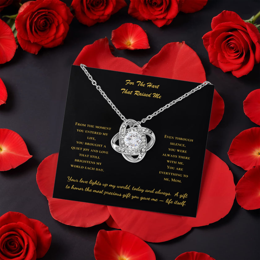 For The Heart That Raised Me” – Eternal Love Knot Gift Set - Carbone's Marketplace