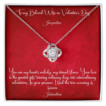 Forever Linked in Love: Embrace Romance with Our Valentine's Day Exclusive Love Knot Necklace - Carbone's Marketplace