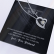 Forever Yours – To My Wife Heart Pendant - Carbone's Marketplace