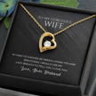 Forever Yours – To My Wife Heart Pendant - Carbone's Marketplace
