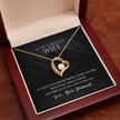 Forever Yours – To My Wife Heart Pendant - Carbone's Marketplace