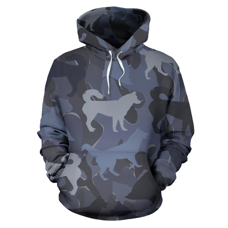 Husky Dark Blue Hoodie