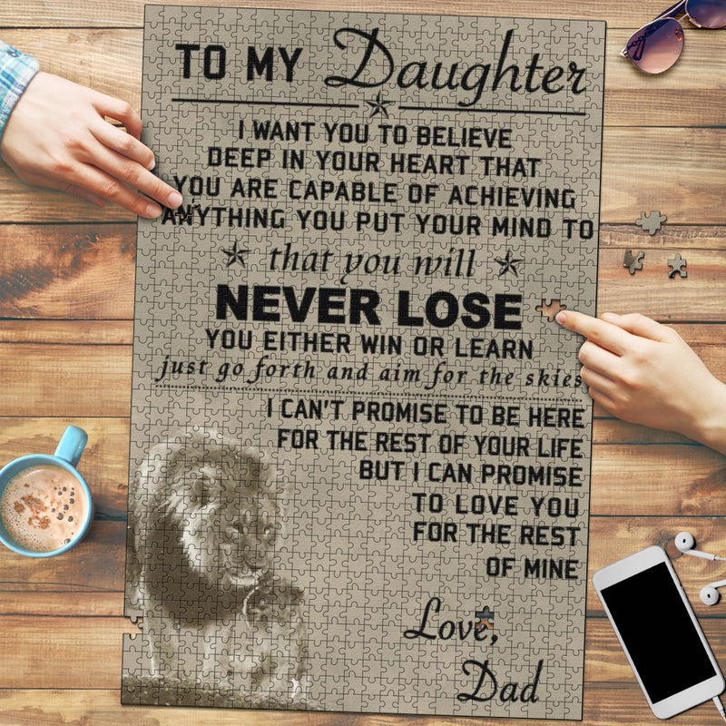 To My Daughter Jigsaw Puzzle