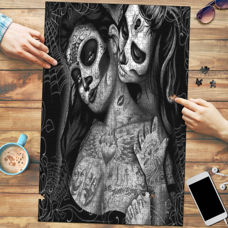 The Love The Day Of The Dead Jigsaw Puzzle