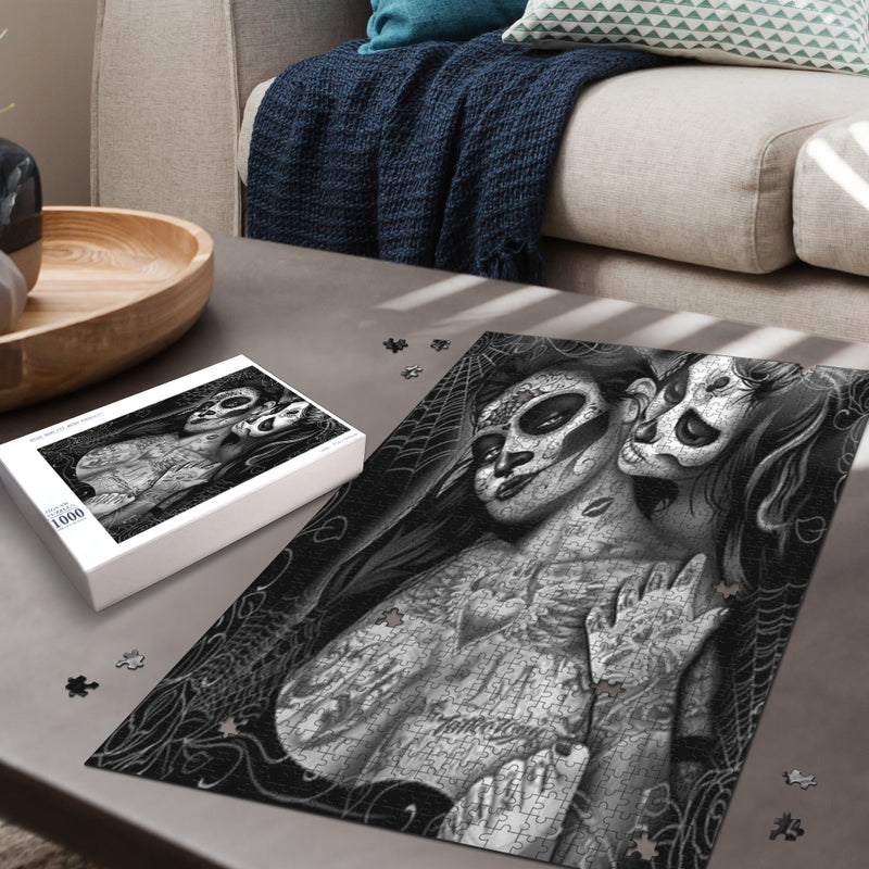 The Love The Day Of The Dead Jigsaw Puzzle
