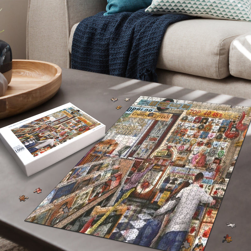 The Record Shop Jigsaw Puzzle