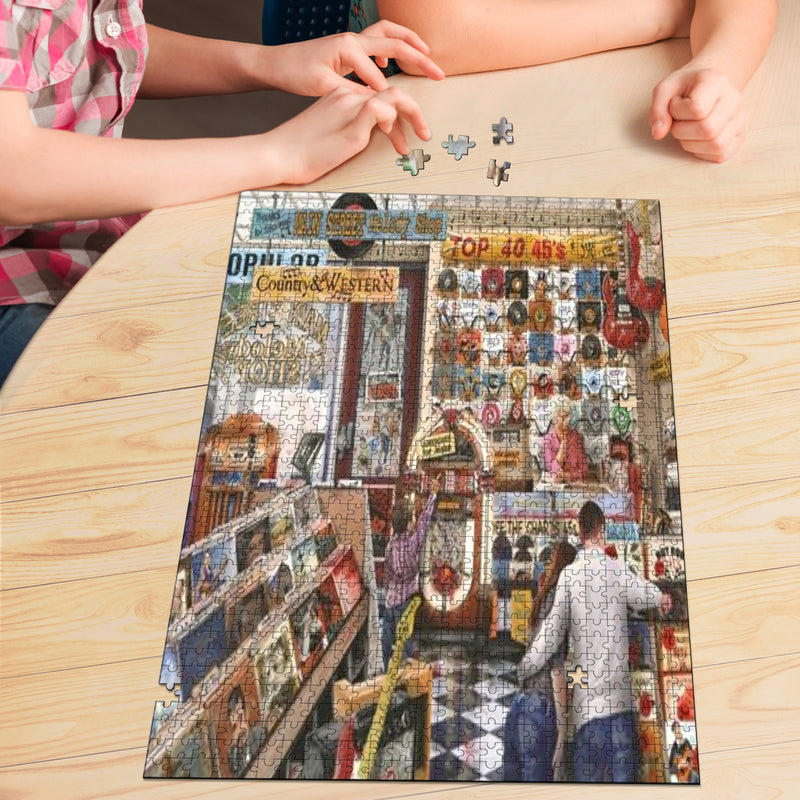 The Record Shop Jigsaw Puzzle