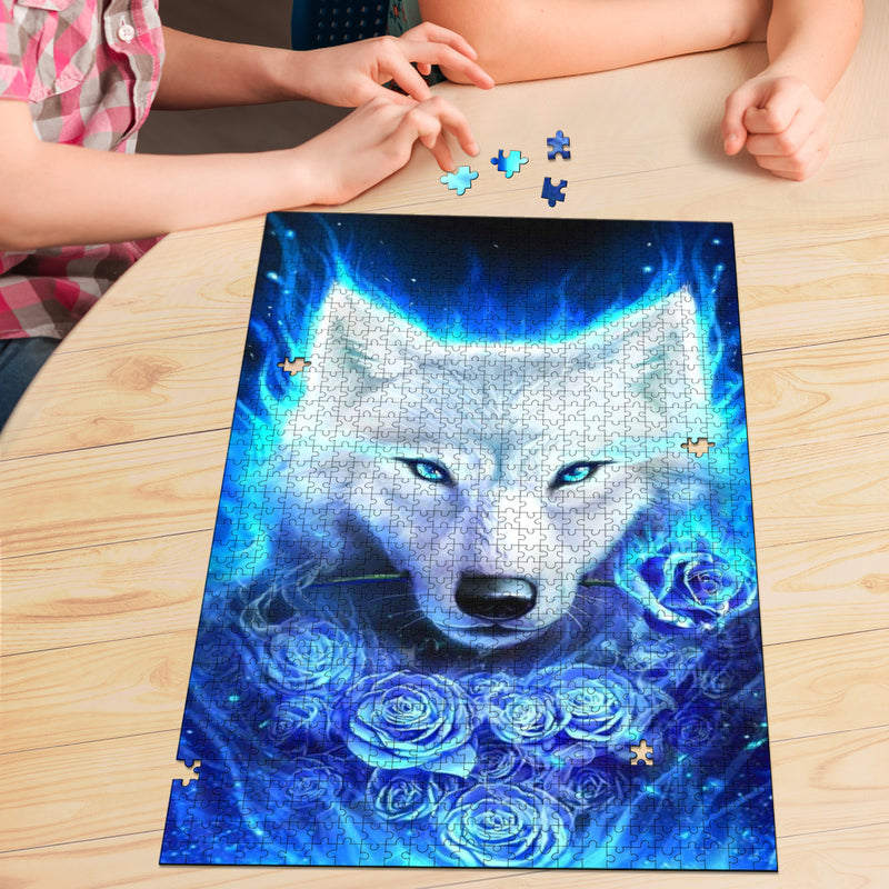 White Wolf Jigsaw Puzzle