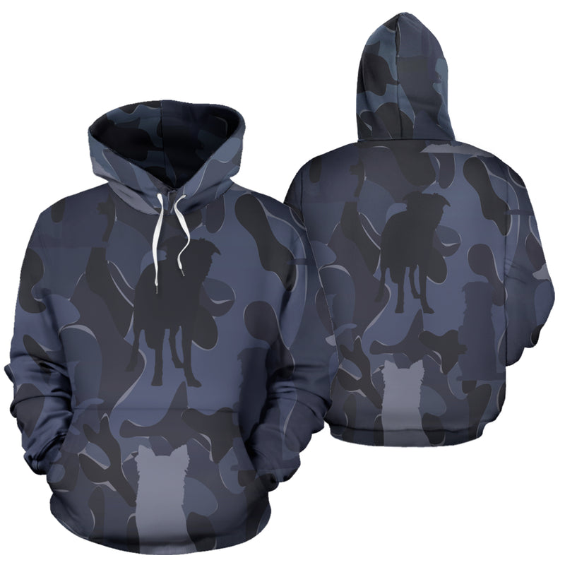 Dark Blue Dog Hoodie