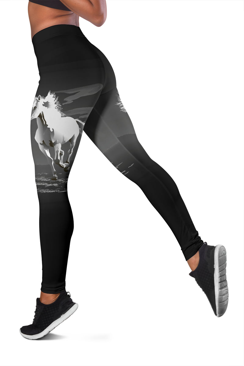 White Horse Leggings