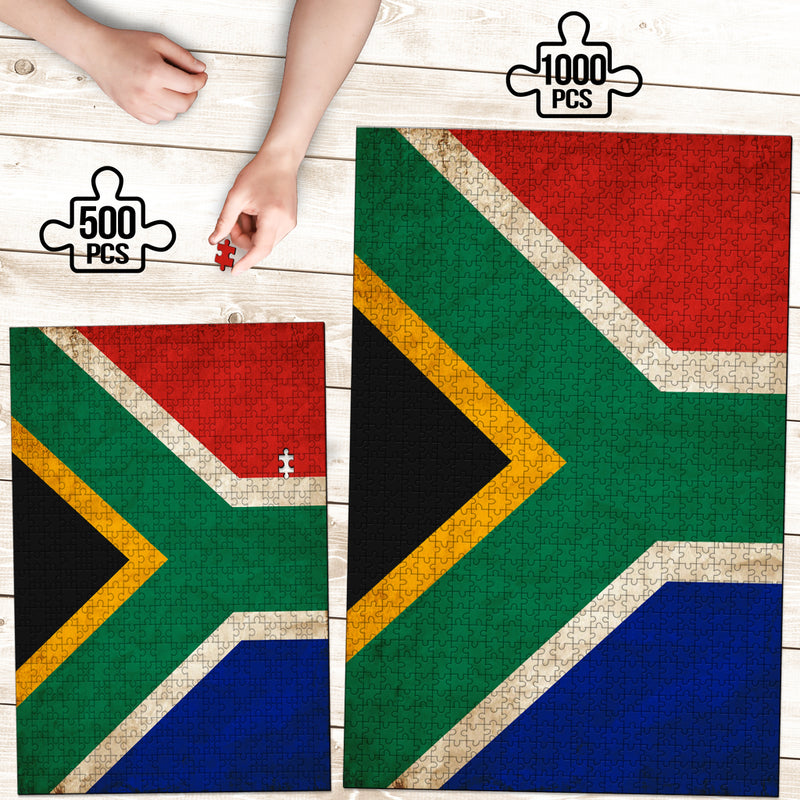 South African Grunge Jigsaw