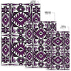 Native Stylish Area Rug Great for any Room Black Bottom  (purple)