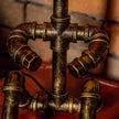 Galaxy Steampunk Handmade Vintage Adjustable Pipe Lamp - Carbone's Marketplace