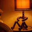 Galaxy Steampunk Handmade Vintage Adjustable Pipe Lamp - Carbone's Marketplace