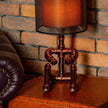 Galaxy Steampunk Handmade Vintage Adjustable Pipe Lamp - Carbone's Marketplace