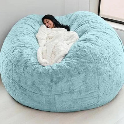 Giant Fluffy Fur Bean Bag - Carbone's Marketplace