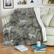 Giant Schnauzer Camo Blanket - Carbone's Marketplace