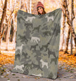 Giant Schnauzer Camo Blanket - Carbone's Marketplace