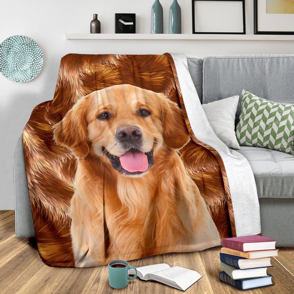 Golden Retriever - Blanket - 1149 - Carbone's Marketplace