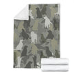 Golden Retriever Camo Blanket - Carbone's Marketplace