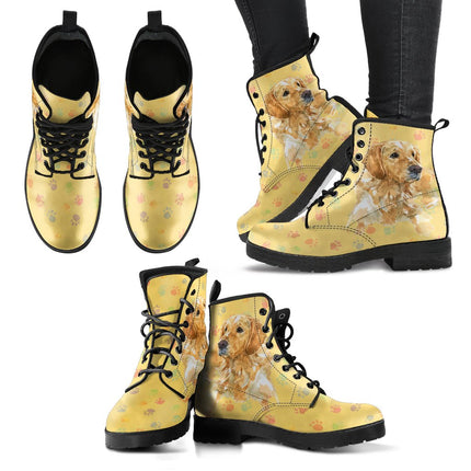 Golden Retriever Handcrafted Boots - Express Shipping Included - Carbone's Marketplace