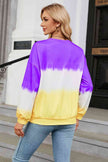 Gradient Round Neck Long Sleeve Sweatshirt - Carbone's Marketplace