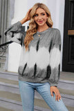 Gradient Round Neck Long Sleeve Sweatshirt - Carbone's Marketplace