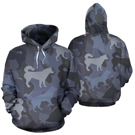 Husky Dark Blue Hoodie - Carbone's Marketplace