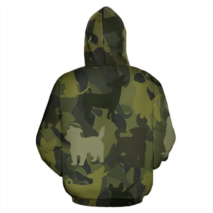 Jack Russell Terrier Dark Green Hoodie - Carbone's Marketplace