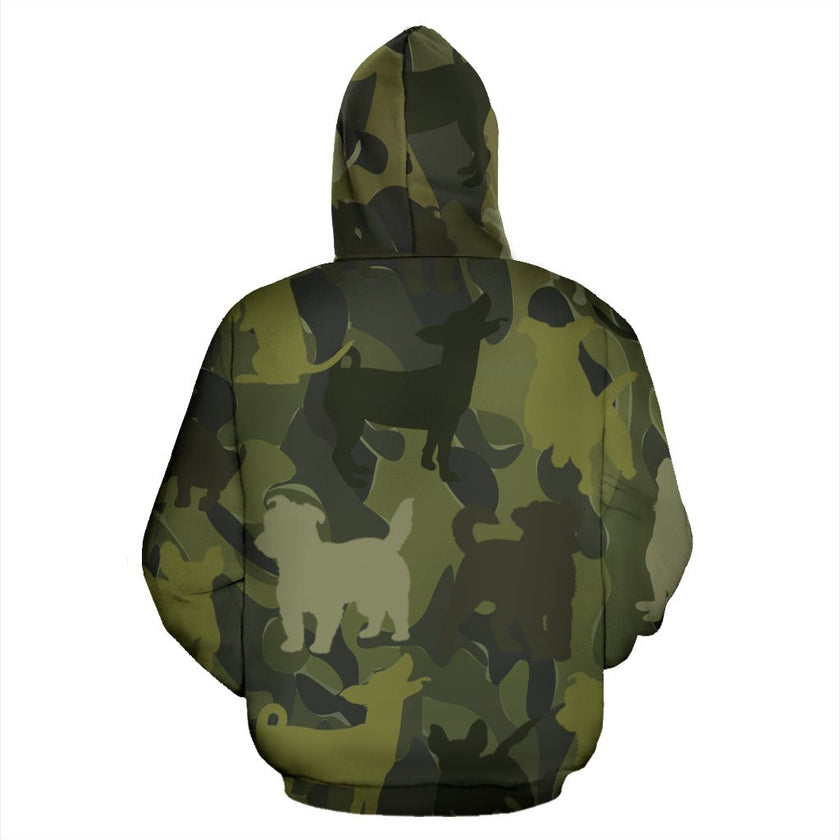 Jack Russell Terrier Dark Green Hoodie - Carbone's Marketplace