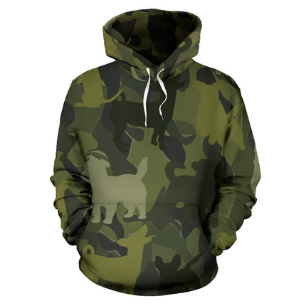 Jack Russell Terrier Dark Green Hoodie - Carbone's Marketplace
