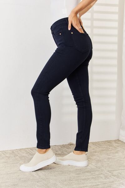 Judy Blue Full Size Garment Dyed Tummy Control Skinny Jeans - Carbone's Marketplace