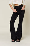 Judy Blue Full Size High Waist Distressed Flare Jeans - Carbone's Marketplace