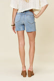 Judy Blue Full Size High Waist Raw Hem Denim Shorts - Carbone's Marketplace