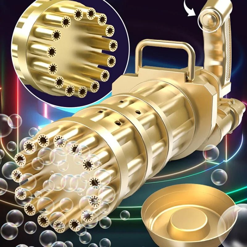 Large Gatling Bubble Gun Kids Toys - Carbone's Marketplace