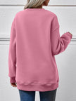 LET IT SNOW Round Neck Long Sleeve Sweatshirt - Carbone's Marketplace