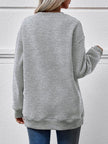 LET IT SNOW Round Neck Long Sleeve Sweatshirt - Carbone's Marketplace