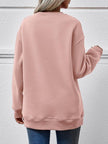 LET IT SNOW Round Neck Long Sleeve Sweatshirt - Carbone's Marketplace