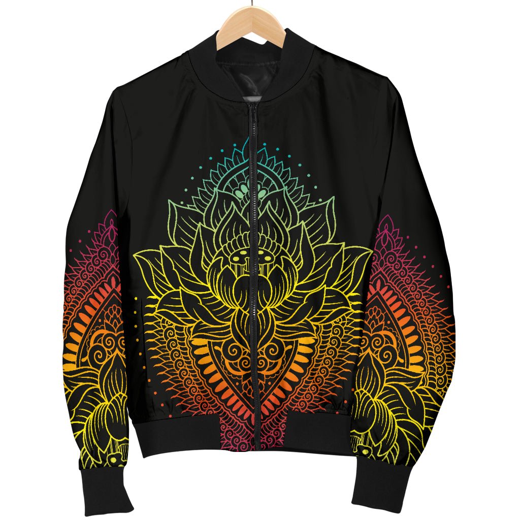 Lotus Mandala 2 Bomber Jacket - Carbone's Marketplace