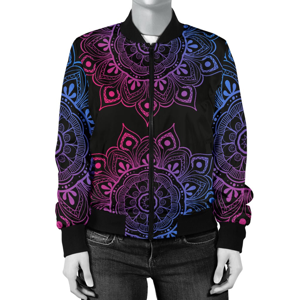 Lotus Mandala 4 Bomber Jacket - Carbone's Marketplace